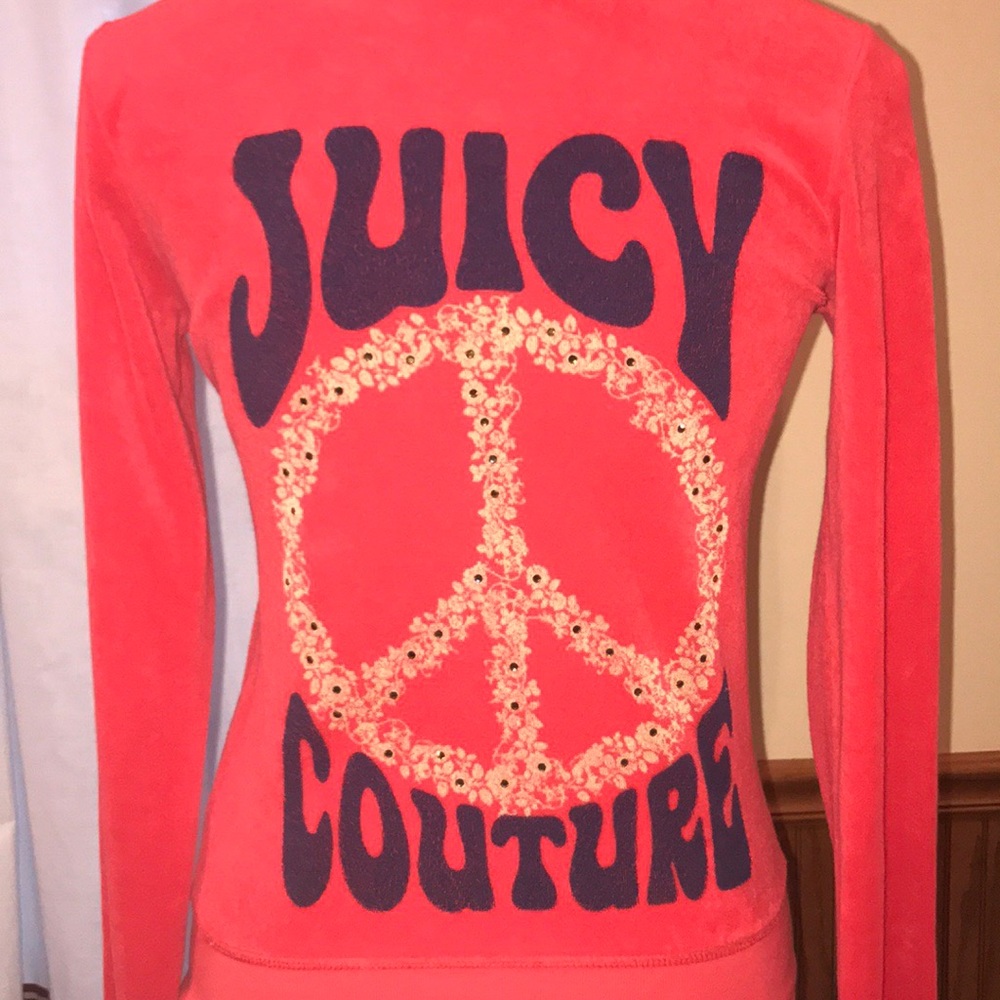 Juicy Couture Peace Sign Hoodie